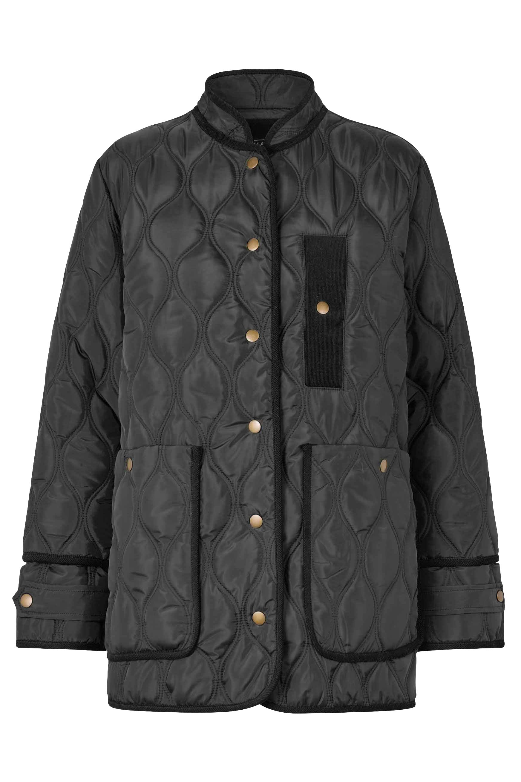 Masai Tessani Quilted Coat - Black