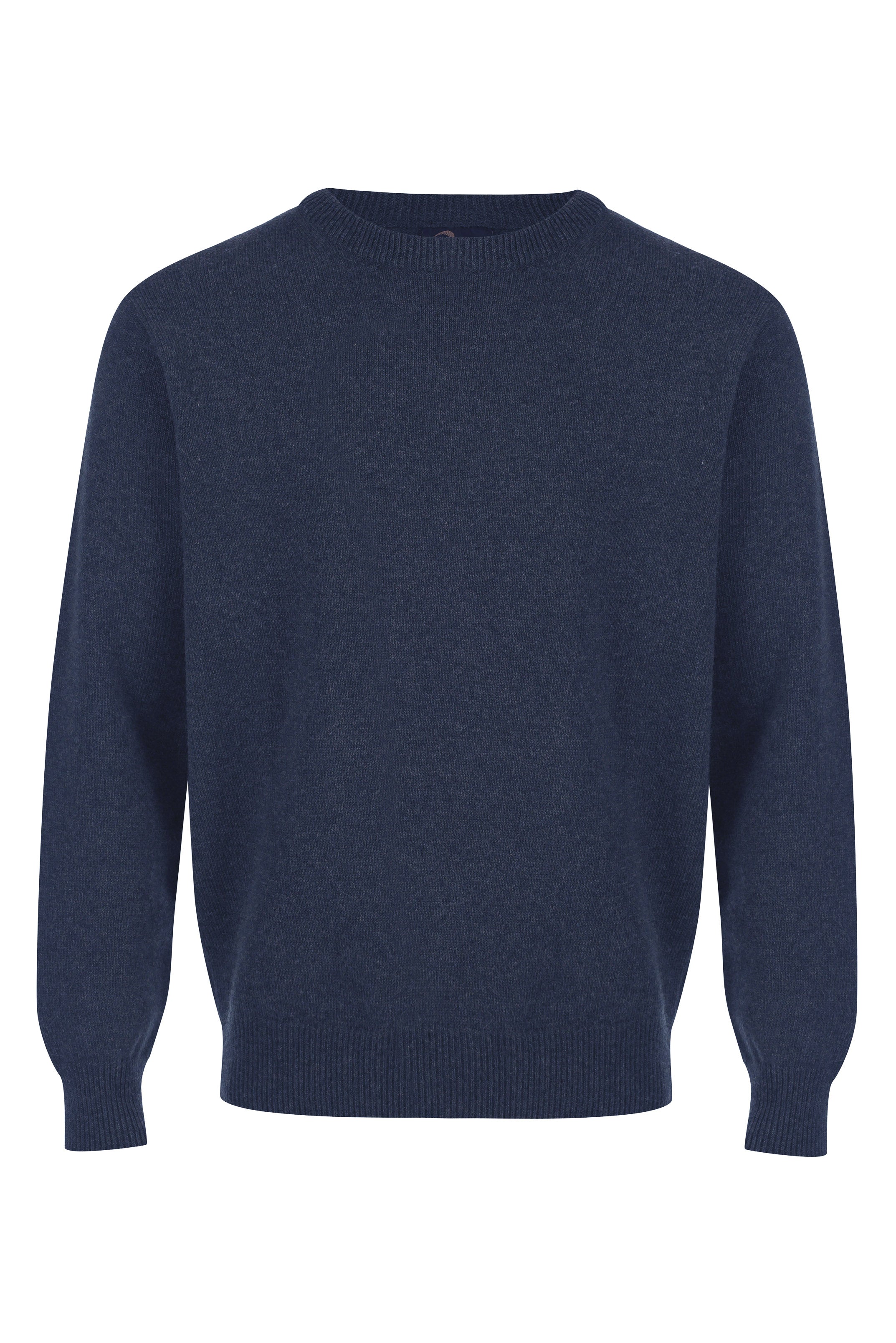 Massoti Lambswool Crew Neck Jumper - Midnight