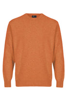 Massoti Lambswool Crew Neck Jumper - Pumpkin Orange