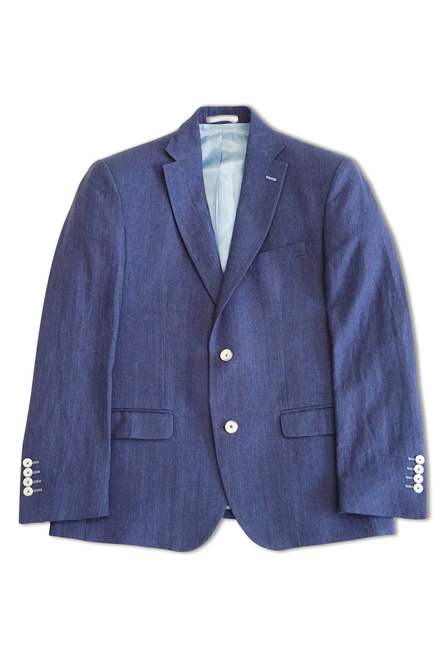 Mazzelli Jack Linen Jacket - Blue