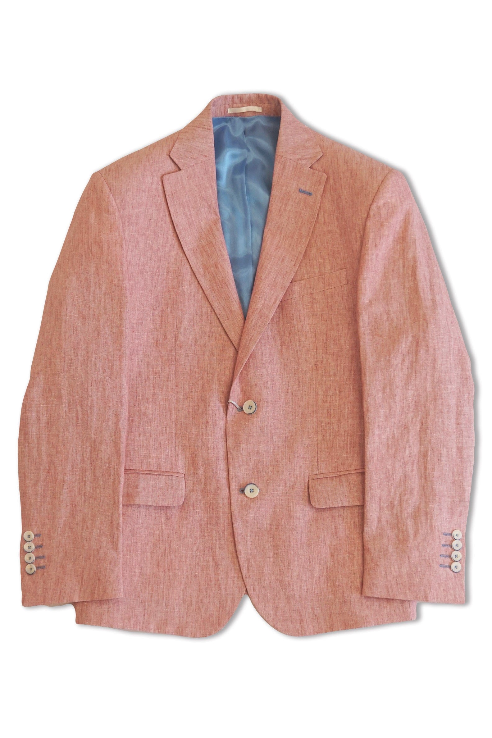 Mazzelli Jack Linen Jacket - Salmon