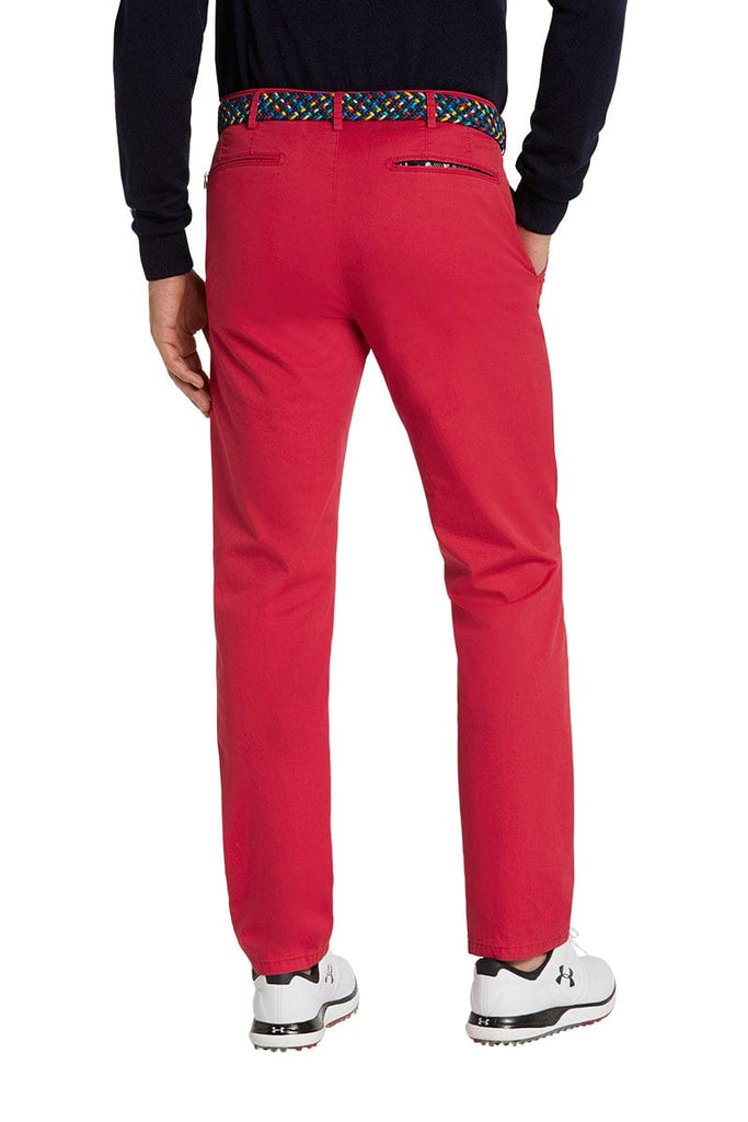 Meyer Augusta High Performance Golf Trousers - Red