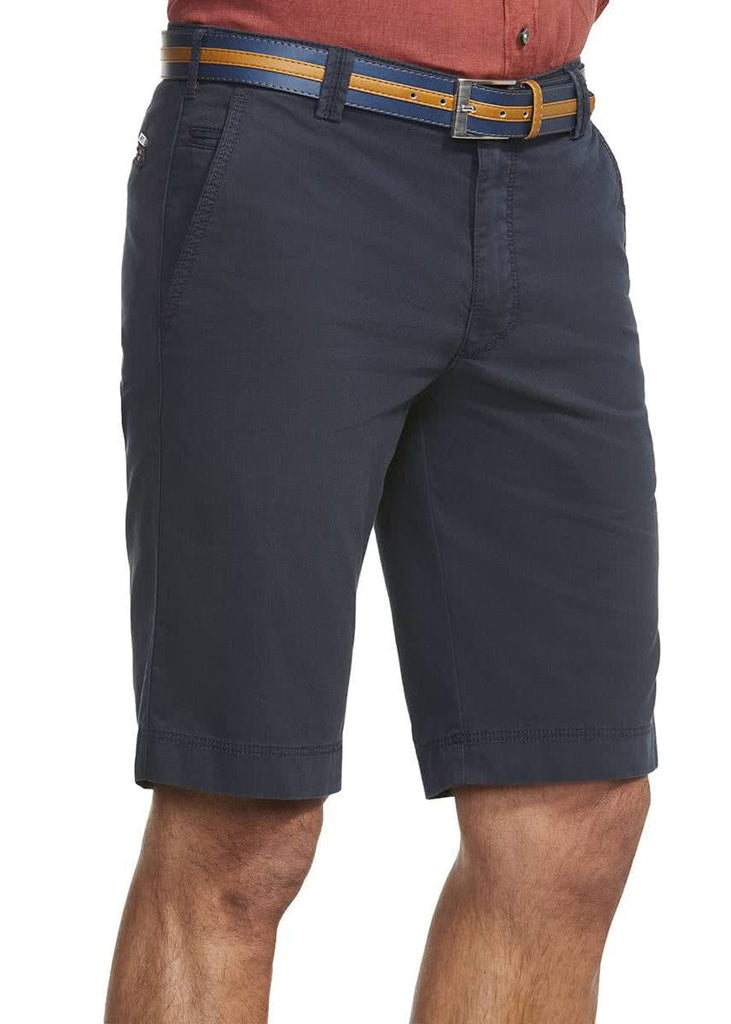 Meyer B-Palma Chino Stretch Shorts - Navy