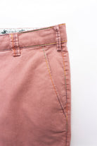 Meyer B-Palma Cotton Flamme Rainbow Stitch Shorts - Salmon Pink