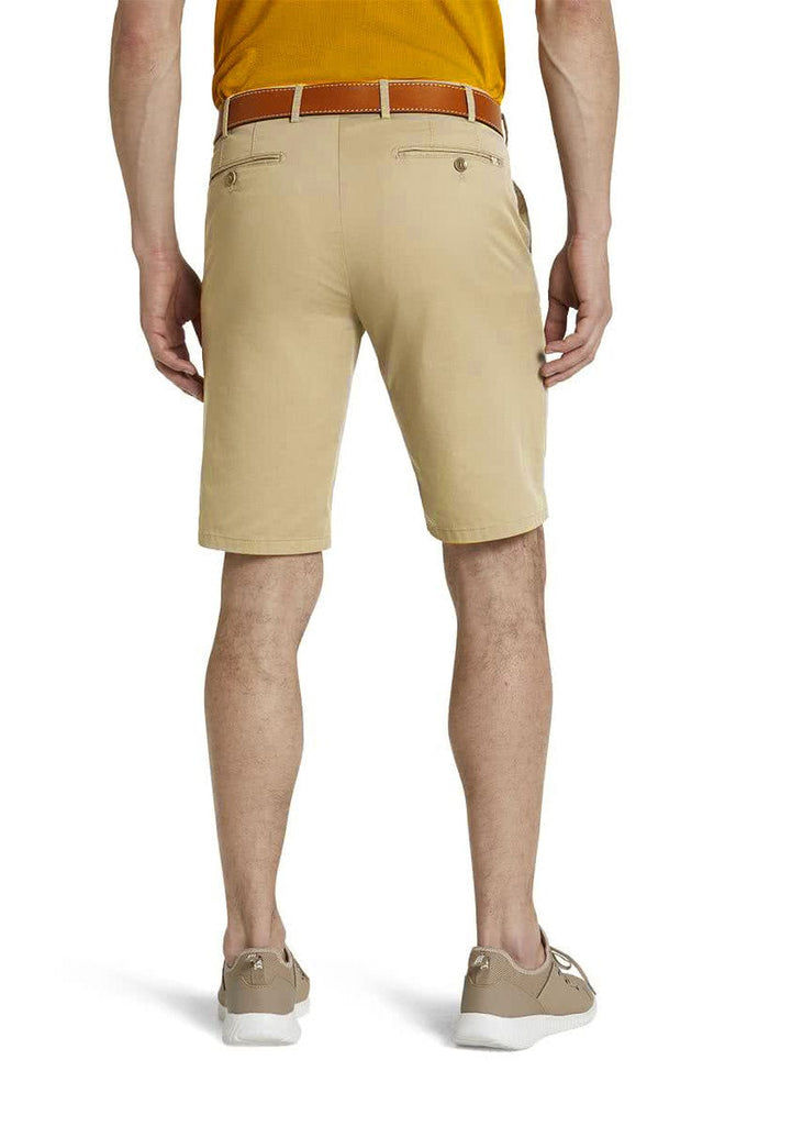 Meyer B-Palma Cotton Stretch Shorts - Beige