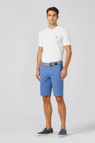 Meyer B-Palma Cotton Stretch Shorts - Blue