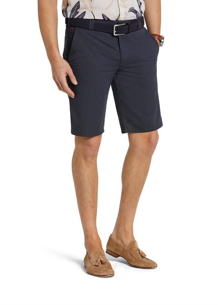 Meyer B-Palma Cotton Stretch Shorts - Navy