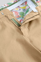 Meyer B-Palma Cotton Stretch Shorts - Stone