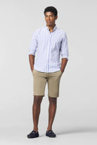 Meyer B-Palma Cotton Stretch Shorts - Stone