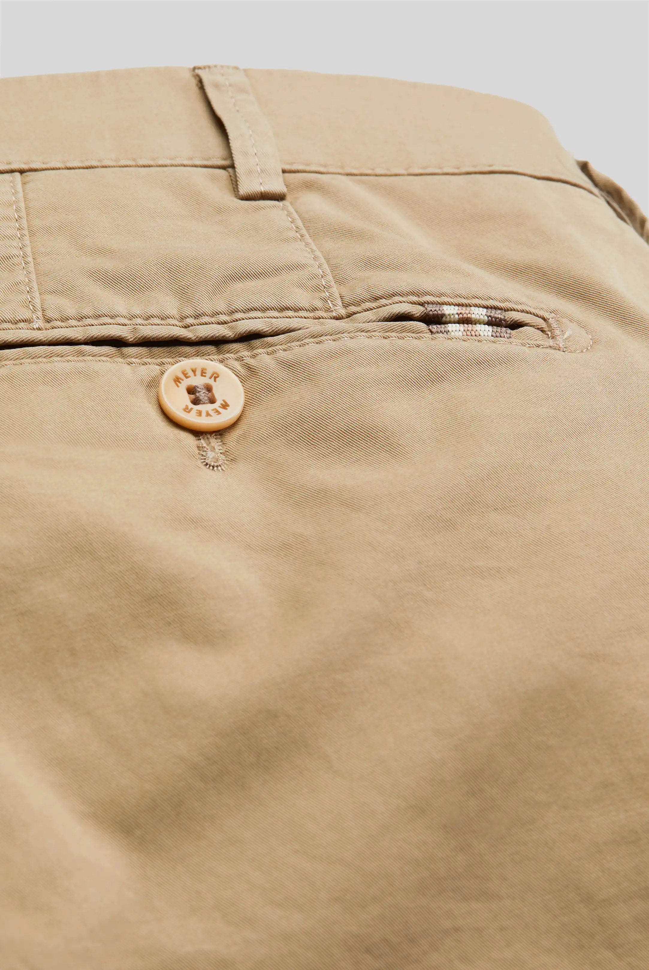 Meyer B-Palma Cotton Stretch Shorts - Stone