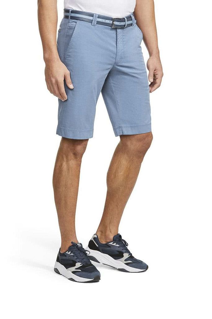 Meyer B-Palma Cotton Stretch Shorts - Washed Blue