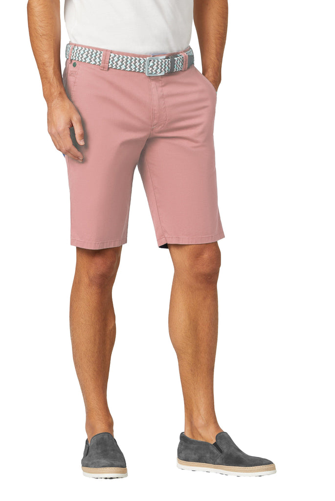 Meyer B-Palma Stretch Cotton Twill Shorts - Soft Pink