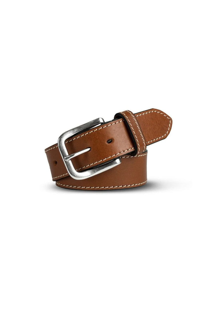 Meyer Casual Leather Jeans Belt - Tan