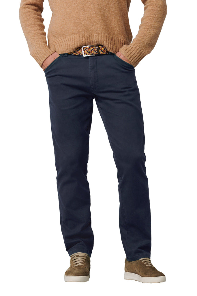 Meyer Chicago Flamme Double-Dyed Cotton Chinos - Navy