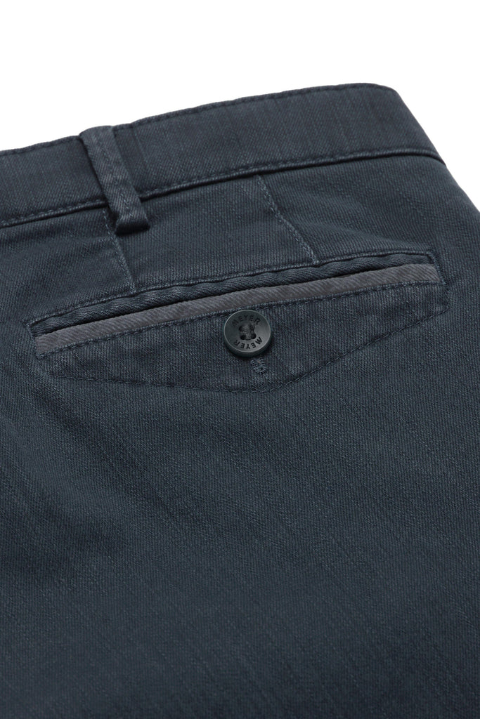 Meyer Chicago Flamme Double-Dyed Cotton Chinos - Navy