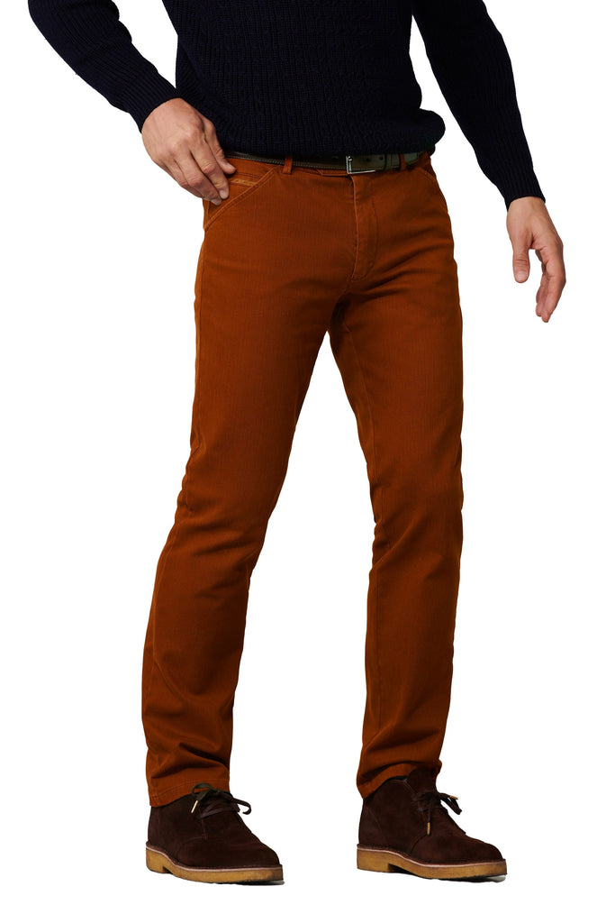 Meyer Chicago Flamme Double-Dyed Cotton Chinos - Pumpkin