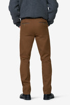 Meyer Chicago Stretch Micro Structure Chino Trousers - Caramel