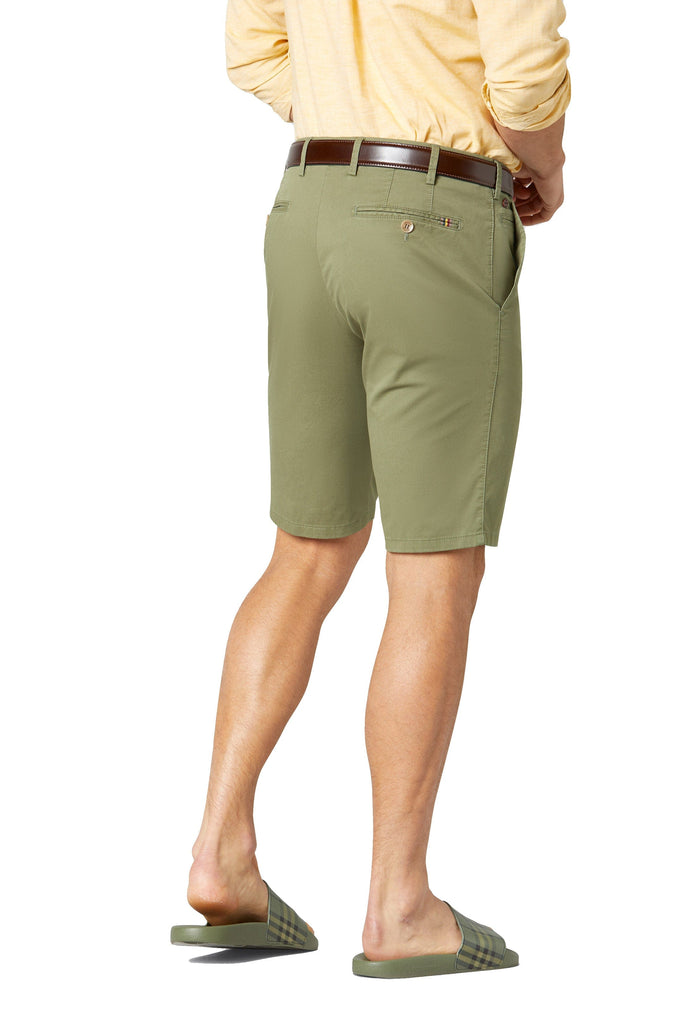 Meyer Cotton Stretch Shorts - Olive