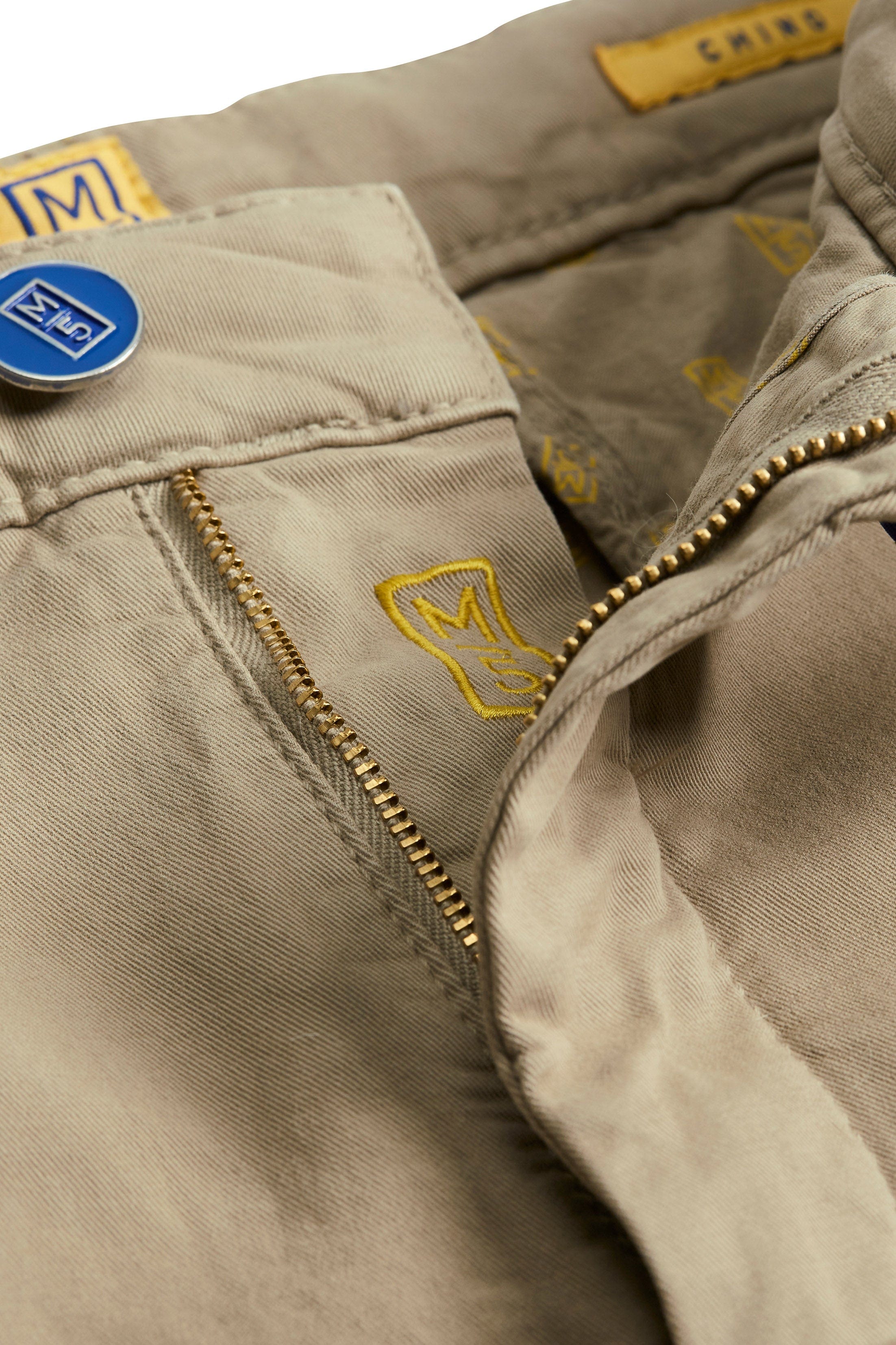 Meyer M5 Casual Cotton Chinos - Stone