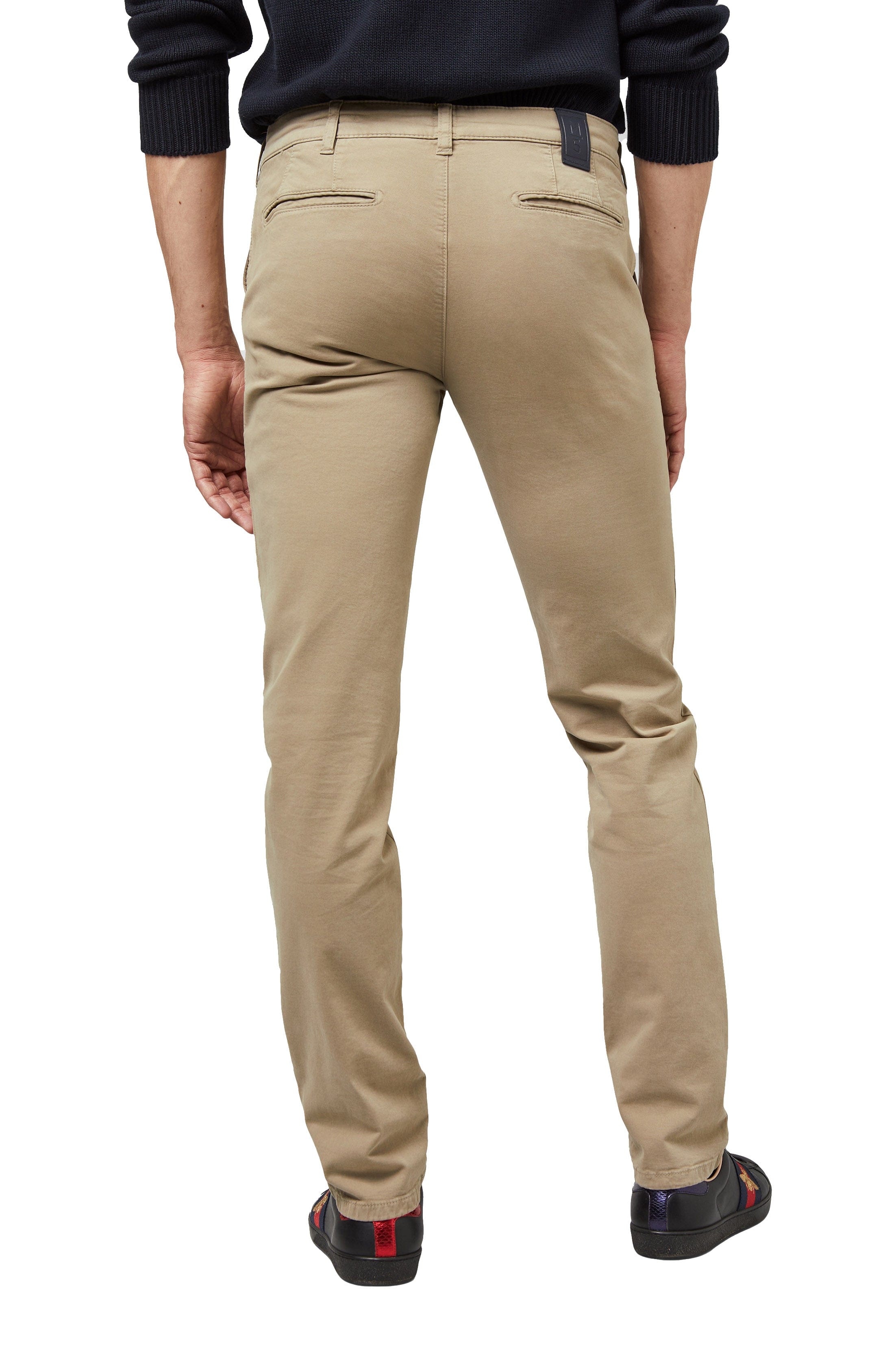 Meyer M5 Casual Cotton Chinos - Stone