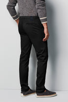 Meyer M5 Chino Cotton Stretch Chino Trousers - Black