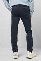 Meyer M5 Chino Cotton Stretch Chino Trousers - Navy