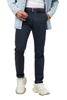 Meyer M5 Chino Cotton Stretch Chino Trousers - Navy