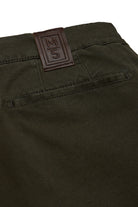 Meyer M5 Chino Stretch Micro Structure Trousers - Dark Green