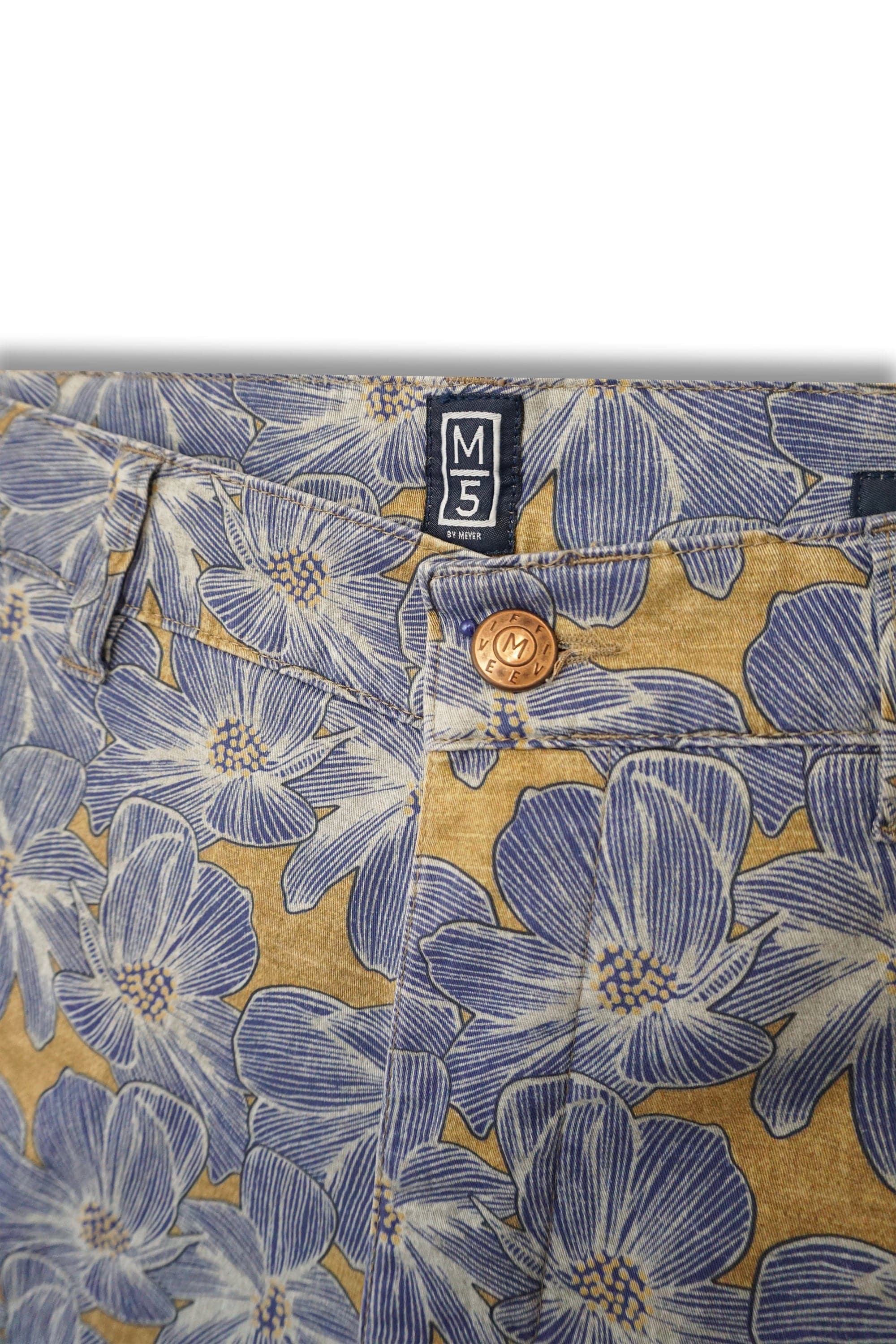 Meyer M5 Cotton Stretch Short - Floral