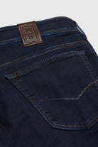 Meyer M5 Five Super Stretch Dark Denim Jeans - Overdyed Dark Blue