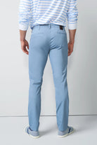 Meyer M5 Move Stretch Casual Chinos - Blue