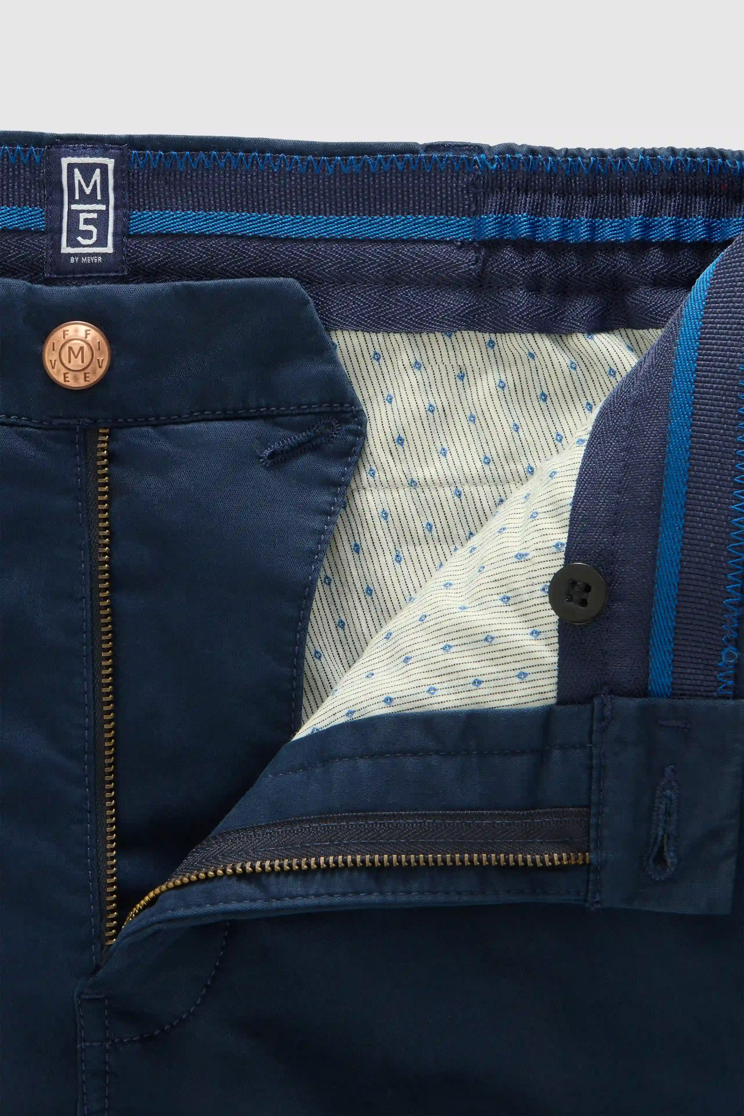 Meyer M5 Move Stretch Twill Shorts - Navy
