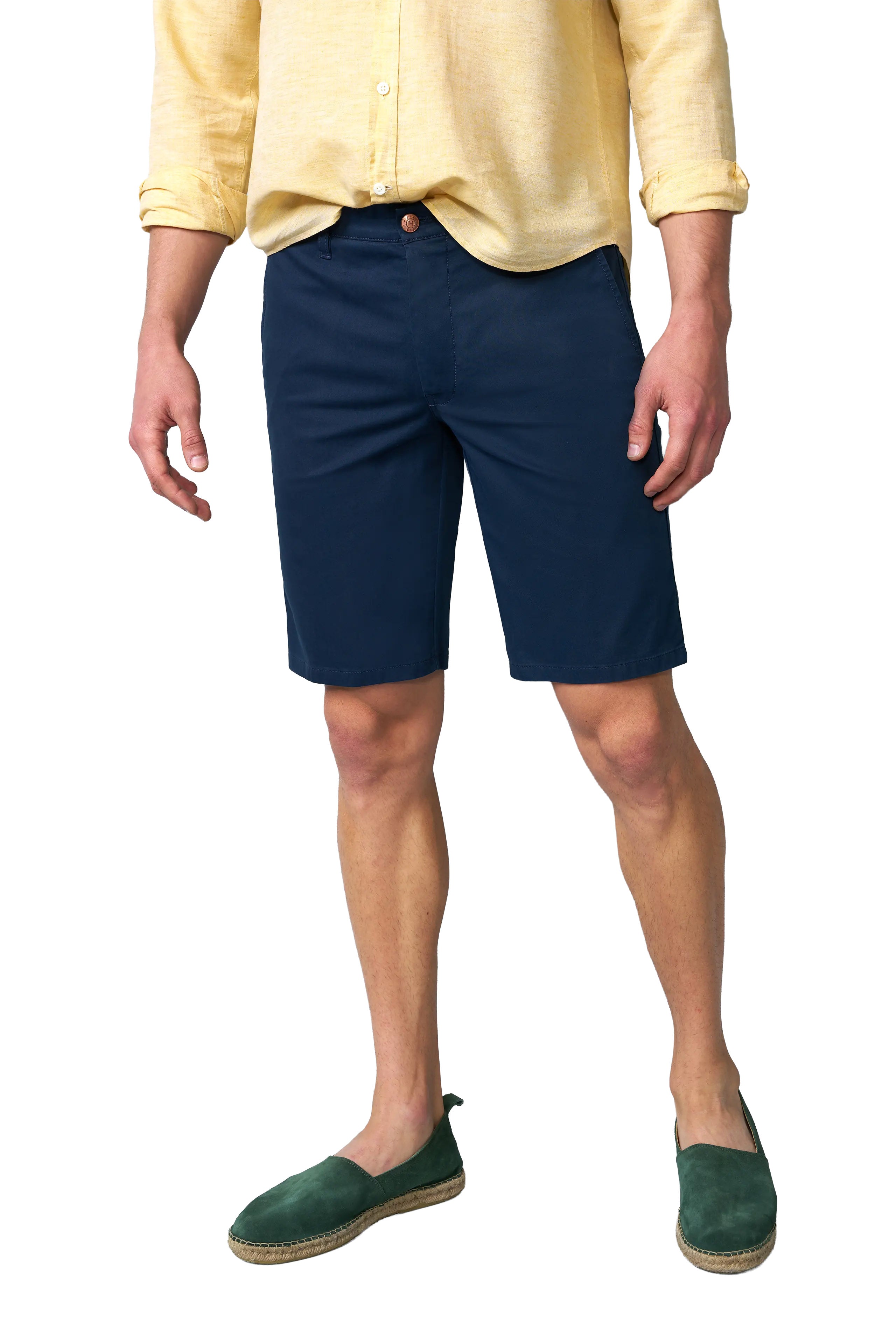 Meyer M5 Move Stretch Twill Shorts - Navy
