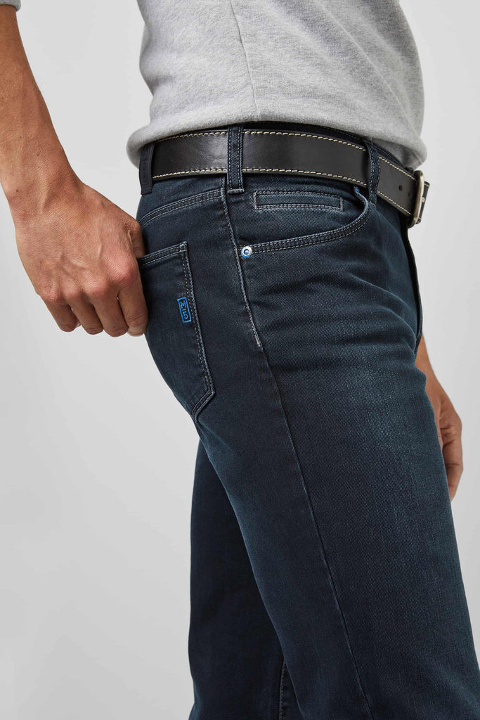 Meyer M5 Regular Stretch Denim Jeans - Blue