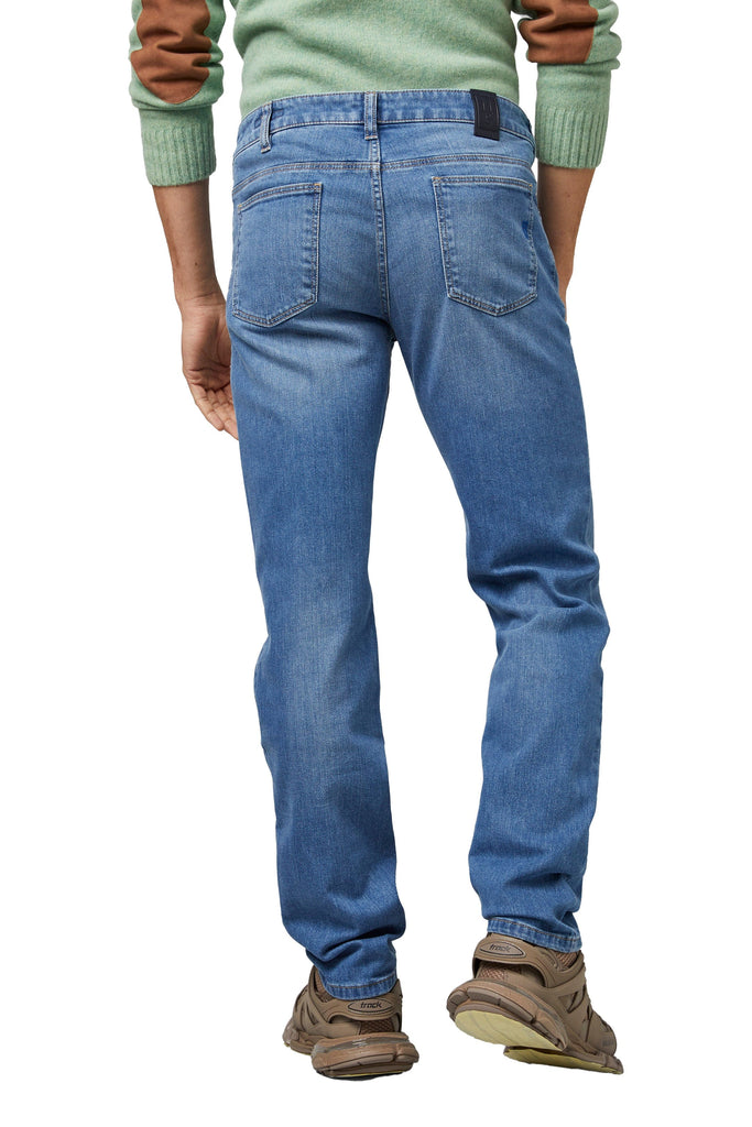 Meyer M5 Regular Stretch Denim Jeans - Light Blue