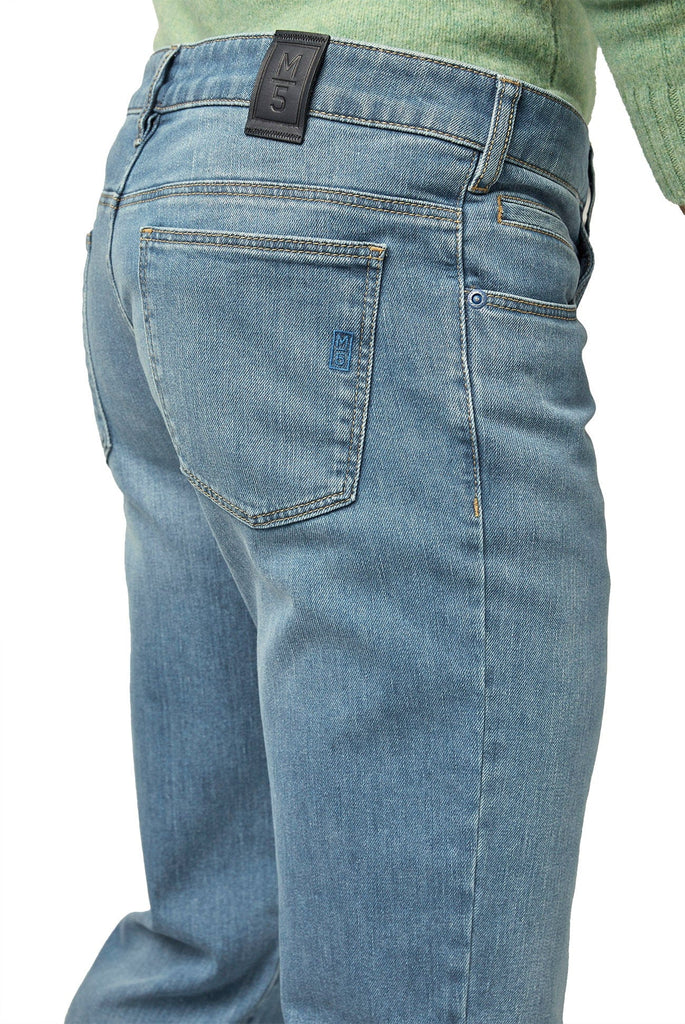Meyer M5 Regular Stretch Denim Jeans - Light Stone Blue