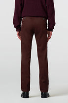 Meyer New York Fine Texture Cotton Stretch Chinos - Burgundy