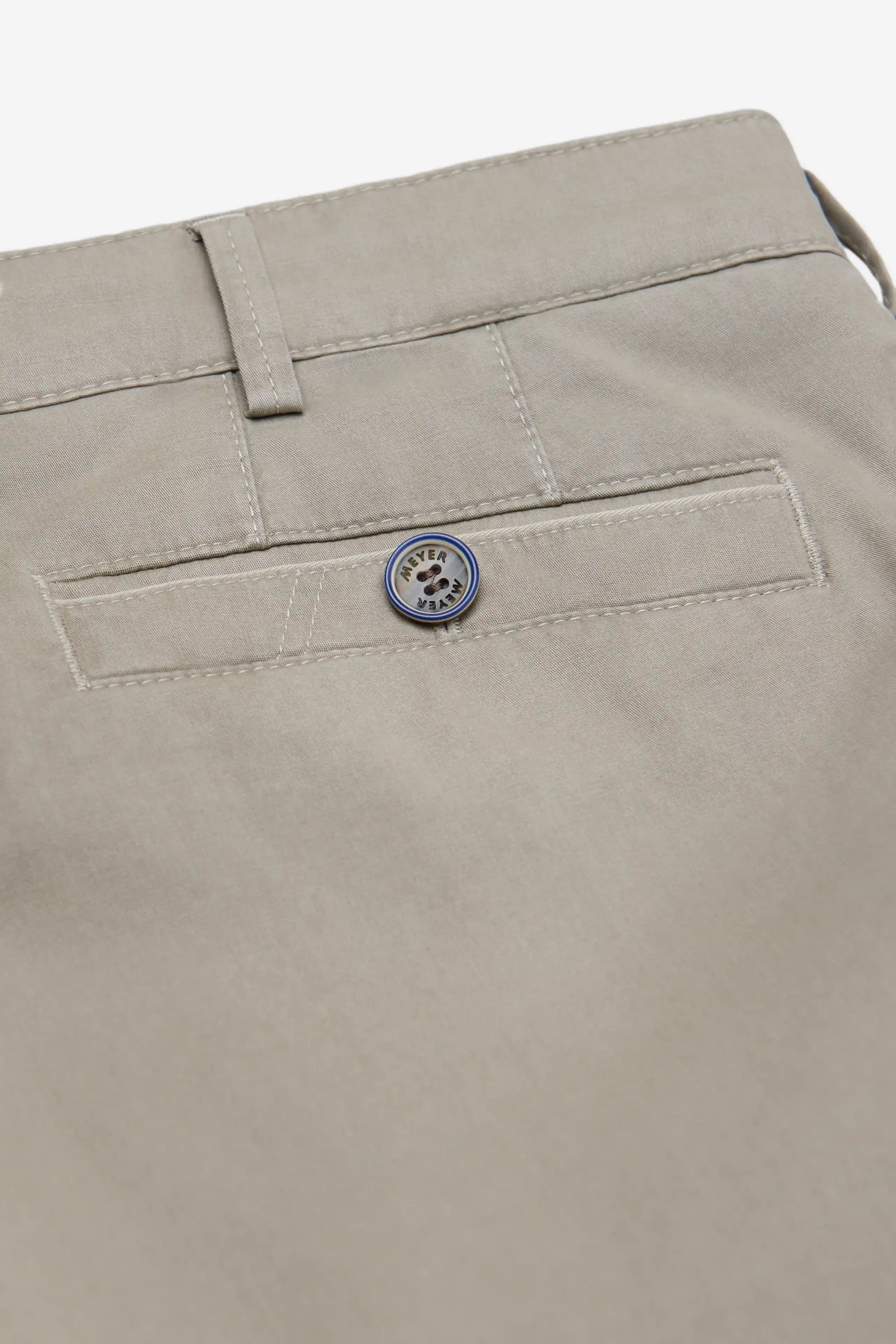 Meyer New York Stretch Light Delave Trousers - Light Taupe