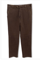 Meyer New York Winter Twill Rainbow Stitch Trousers - Chocolate