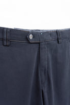 Meyer New York Winter Twill Rainbow Stitch Trousers - Navy