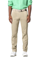 Meyer Oslo Stretch Summer Twill Chinos - Beige