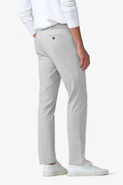 Meyer Oslo Stretch Waist Fine Structure Trousers - Silver Grey