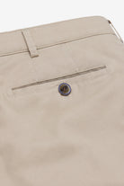 Meyer Oslo Stretch Waist Fine Texture Trousers - Beige