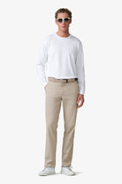 Meyer Oslo Stretch Waist Fine Texture Trousers - Beige