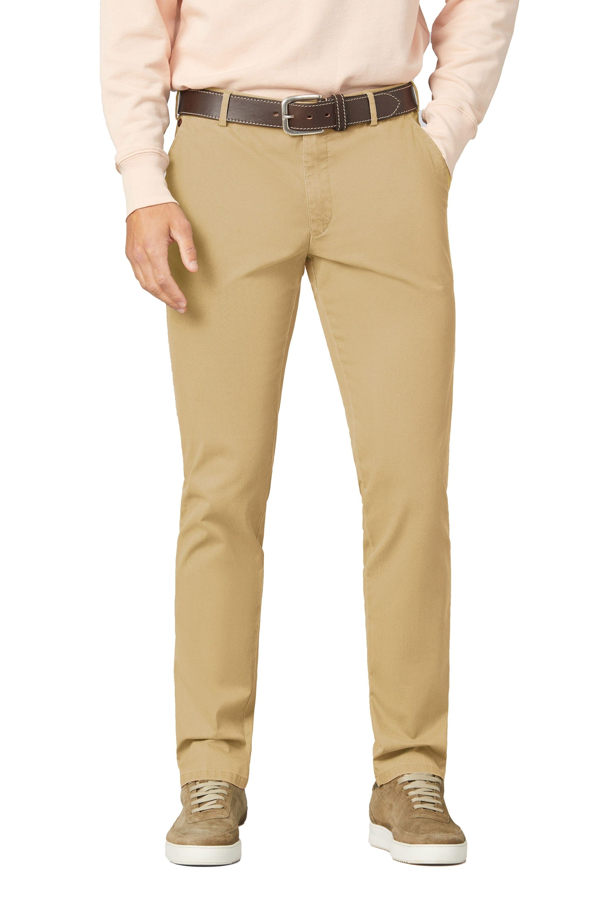 Meyer Rio Organic Cotton Stretch Summer Chinos Stone – Potters