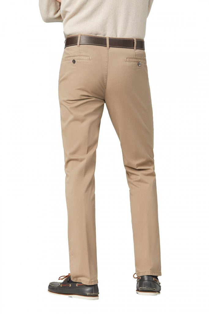 Meyer Roma Cotton Chino Trousers - Beige
