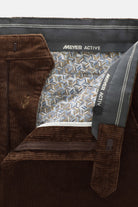 Meyer Roma Cotton Corduroy Trousers - Chestnut Brown