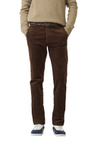 Meyer Roma Cotton Corduroy Trousers - Chestnut Brown