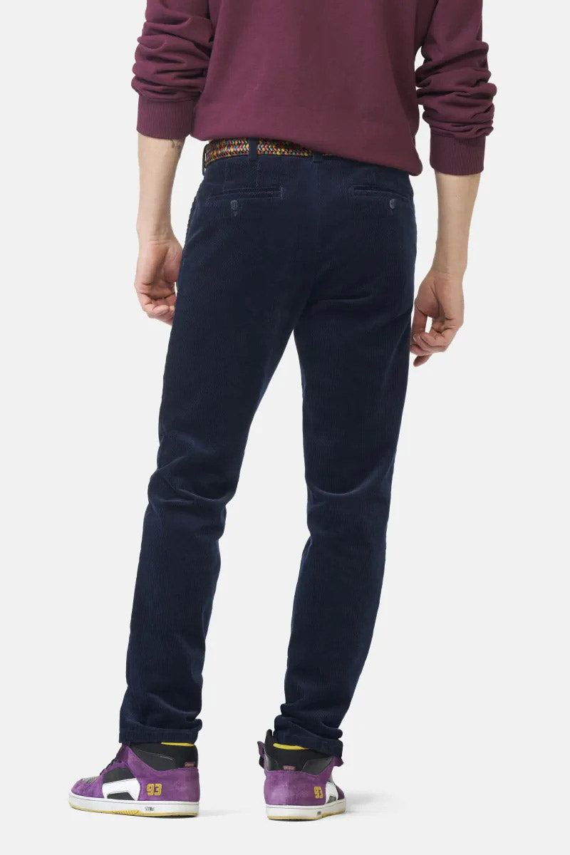 Meyer Roma Cotton Corduroy Trousers - Navy