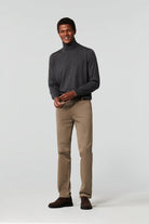 Meyer Roma Cotton Stretch Regular Chinos - Beige